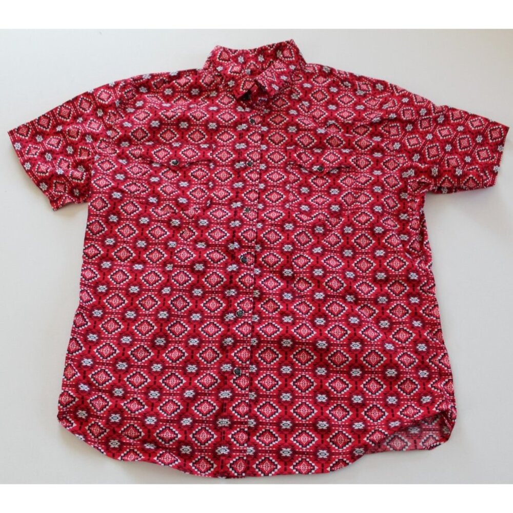 Rodeo Clothing Co Men's Pearl Snap Shirt Size XL
